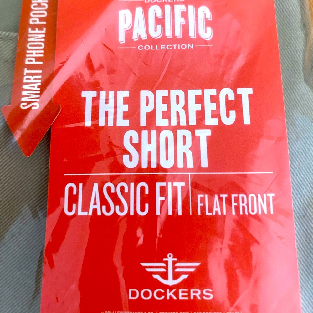NWT Men’s Docker Shorts classic fit flat front